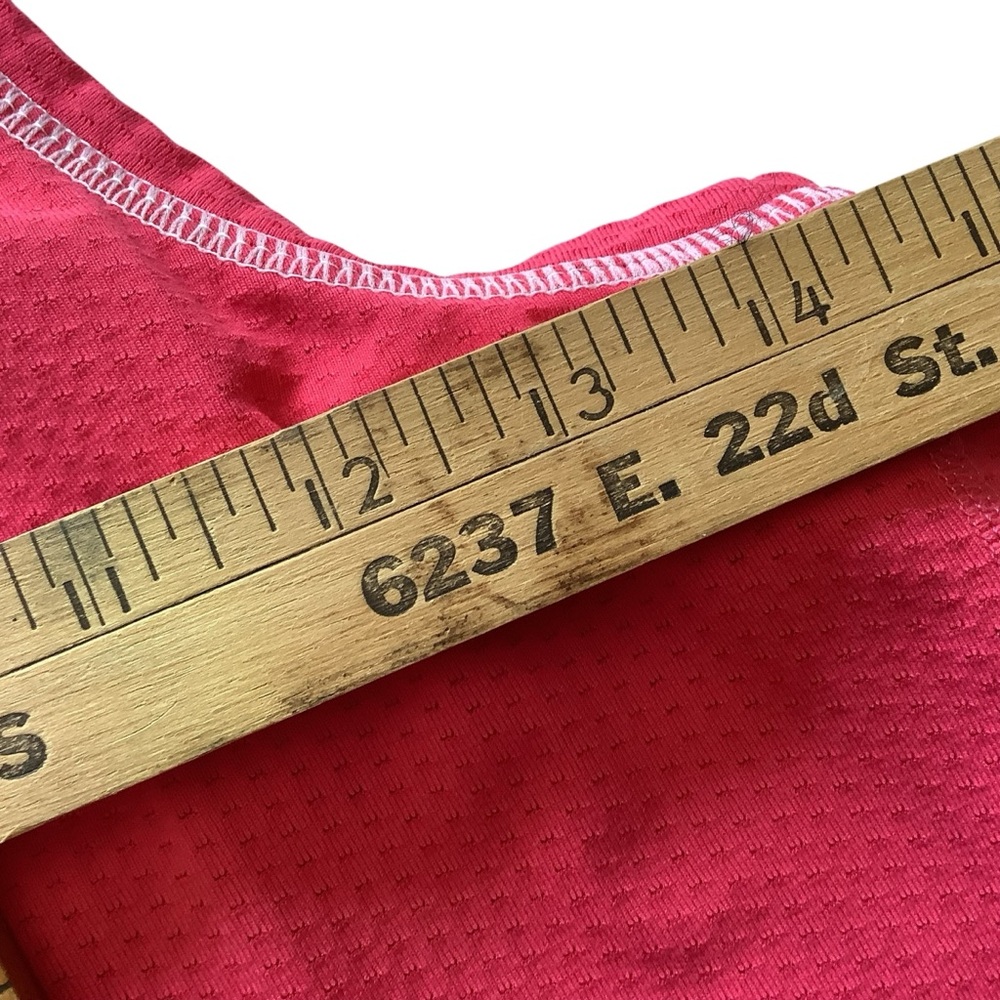 Medium Hot Pink Racerback Tank Top Rese - Picture 7 of 8